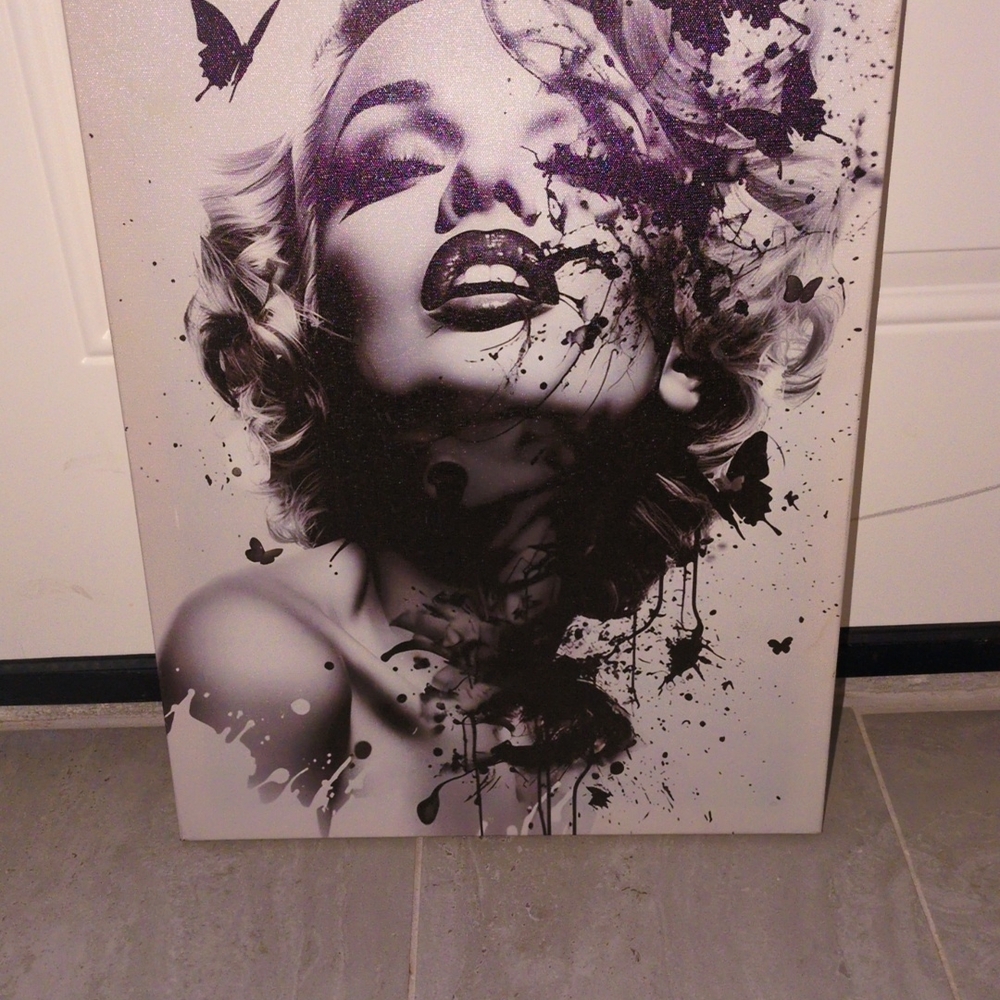 Black and White Artistic Portrait Canvas